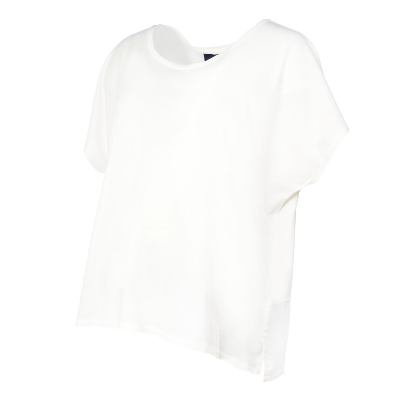 Bluză de maternitate cu mânecă scurtă, cu model elegant  73258