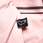 Bluză cu mânecă scurtă roz pal, cu imprimeu, pentru gravide Love2wait 73286 4