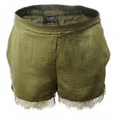 Pantaloni scurți pentru maternitate, cu detalii din dantelă Vila 73295 