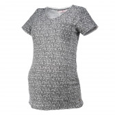 Bluză cu mânecă scurtă, gri, pentru femeile însărcinate  Bellybutton 73325 