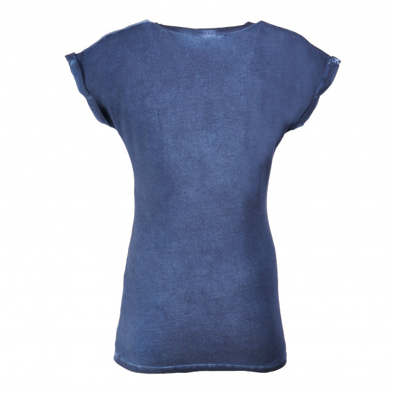 Bluză din bumbac pentru gravide, cu mâneci scurte și imprimeu frumos Bellybutton 73465 2