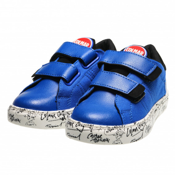 Pantofi Graffit cu aricii, albaștrii Colmar 73607 