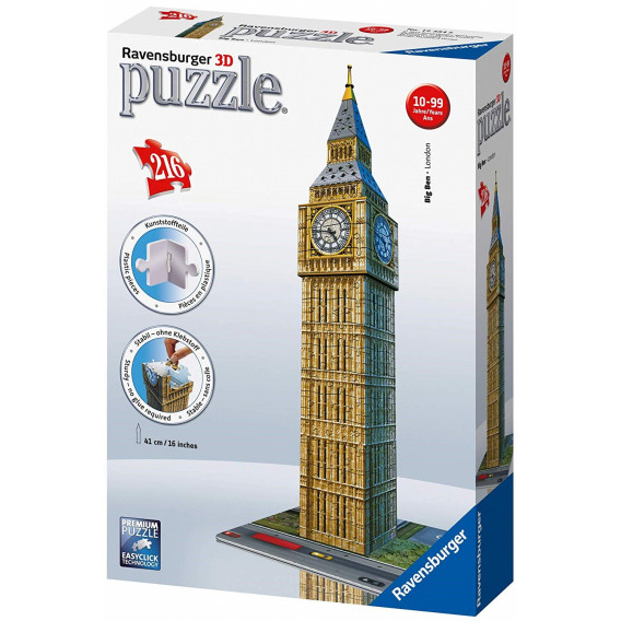 Puzzle 3D Big Ben din Londra Ravensburger 73665 3