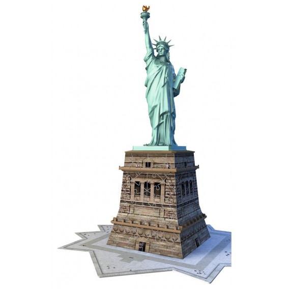 Puzzle 3D cu statuia libertății Ravensburger 73681 2