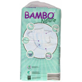 Scutece Eco de bebeluși Bambo Nature Maxi Tall Pack, mărimea 4, 7-18 kg, 60 bucăți Bambo Nature 73752 2