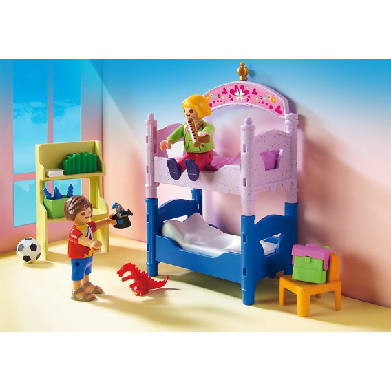 Constructor de camere colorate pentru copii cu peste 10 piese Playmobil 73771 4