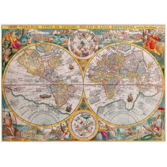 Puzzle cu hărți istorice Ravensburger 74196 2