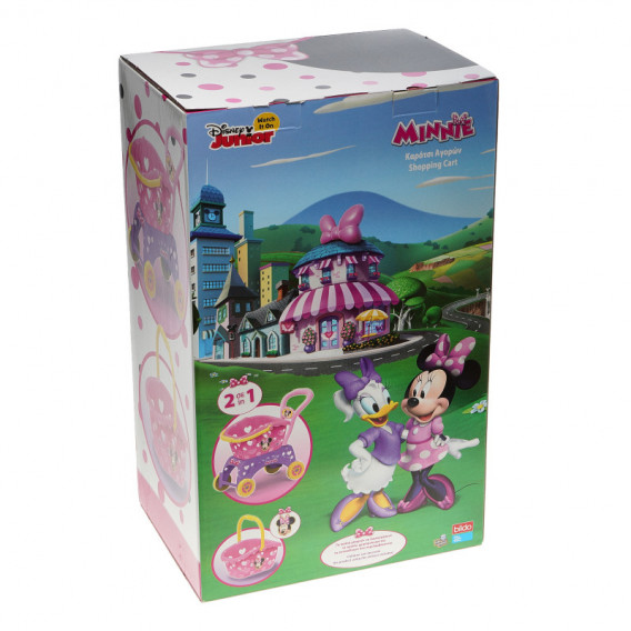 Coș și cărucior de cumpărături Minnie Mouse pentru fete Minnie Mouse 74331 2