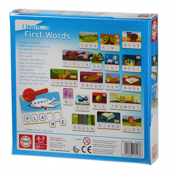 Interesant joc educativ de cuvinte în limba engleză pentru copii cu vârsta peste 4 ani Educa 74899 3