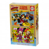 Puzzle 2-în-1 din 50 de piese Mickey Mouse Disney  Mickey Mouse 74940 2