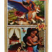 Puzzle 2-in-1 Elena din Avalor de la Disney  din 50 de piese de lemn Disney 74945 4