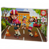 Puzzle model skateboard pentru copii Educa 74985 2