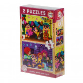 Puzzle petrecere de carnaval 2 în 1 Educa 75004 3