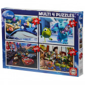 Puzzle 4-în-1 pentru copii Disney Disney 75012 2