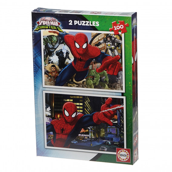 2 în 1 - puzzle Spiderman în 100 de piese Spiderman 75066 2
