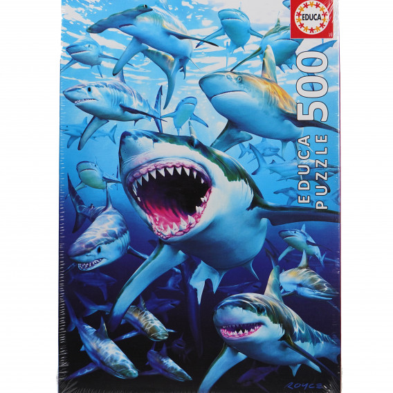 Puzzle pentru copii, rechini  Educa 75086 4