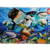 Puzzle pentru copii animale marine Educa 75104 4