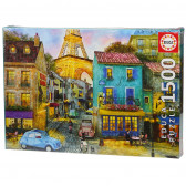 Puzzle pentru copii Stradă din Paris Educa 75138 3