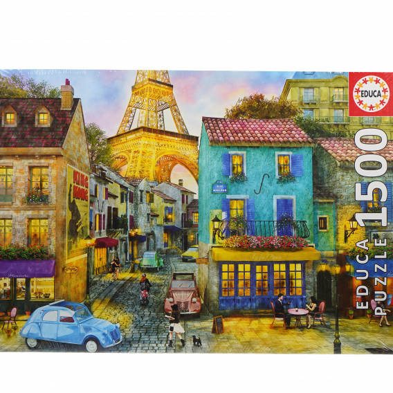 Puzzle pentru copii Stradă din Paris Educa 75140 5