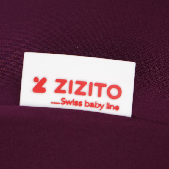 Cărucior pentru copii BELINDA 3 în 1 cu construcție și design elvețian, violet ZIZITO 75556 14