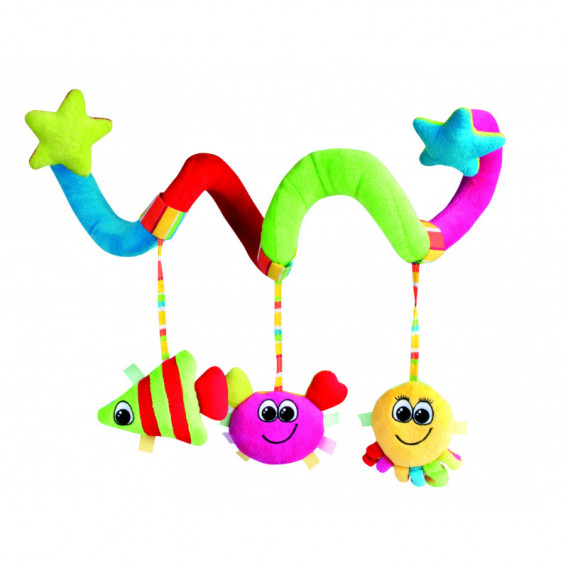 Jucărie educativă in formă de spirală seria Colourful Ocean Canpol 75669 