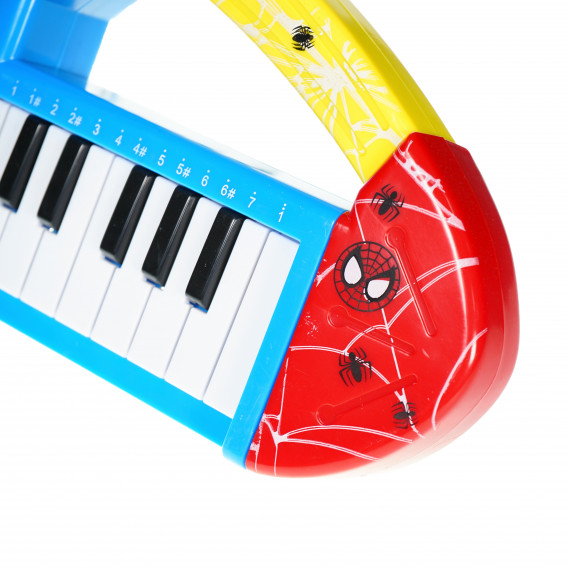 Pian electronic pentru copii cu 32 de taste Spiderman 76469 6
