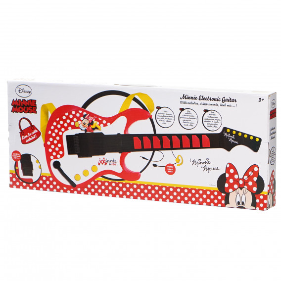 Chitară electronică pentru copii cu microfon proiectat pentru Minnie Mouse Minnie Mouse 76572 2