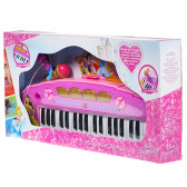 Pian electronic de jucărie pentru fete cu microfon Disney Princess 76611 2