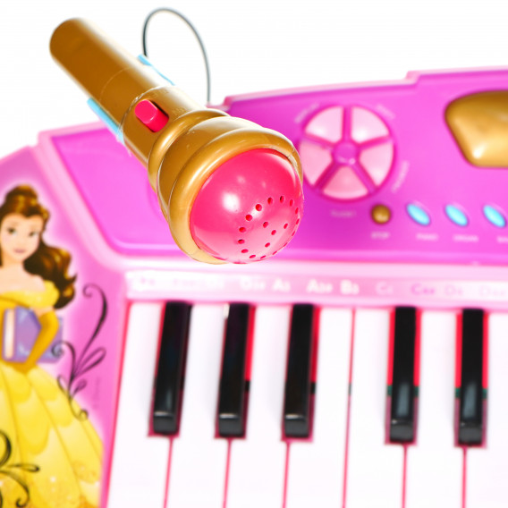 Pian electronic de jucărie pentru fete cu microfon Disney Princess 76615 6