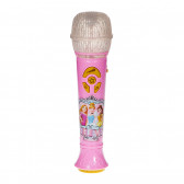 Microfon roz pentru copii cu amplificator Disney Princess 76626 4