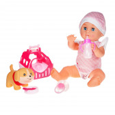 Păpușă bebe, cu animal de companie Dino Toys 76651 7