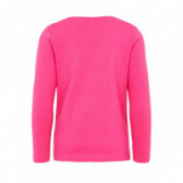Bluză de bumbac pentru fete cu imprimeu APPLEPIE, roz Name it 76940 2