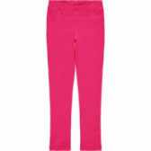 Pantaloni de bumbac în roz pentru fete Name it 76969 