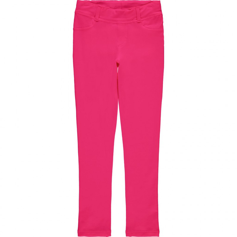 Pantaloni de bumbac în roz pentru fete  76969