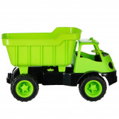 Camion cu remorcă, mașini verzi, pentru construcții Mochtoys 77483 3
