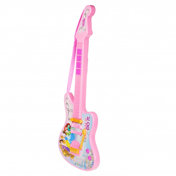 Chitară electronică roz pentru copii cu microfon Disney Princess 78015 4