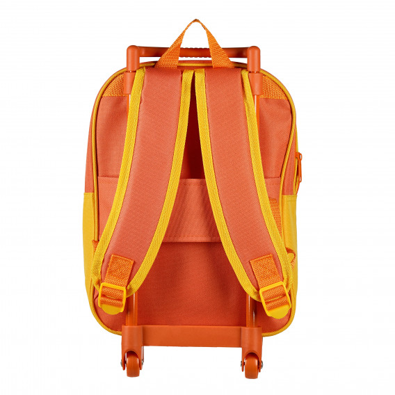 Ghiozdan pentru școală, portocaliu cu un design vesel pentru fete Arditex 78053 3