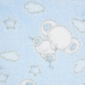 Păturică pentru copii Little Elephants - Albastru Inter Baby 78079 4