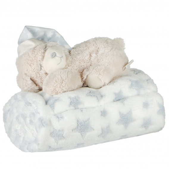 Păturică cu jucărie pentru bebeluși Inter Baby 78081 4