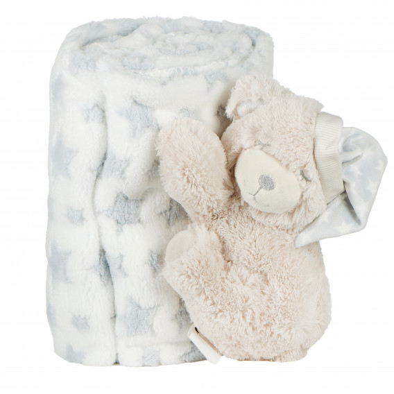 Păturică cu jucărie pentru bebeluși Inter Baby 78082 5