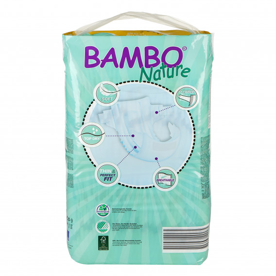 Scutece Eco de bebeluși  Bambo Nature Midi Tall Pack, mărimea 4, 5-9 kg, 66 bucăți Bambo Nature 78149 11