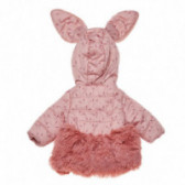 Jachetă pentru fetițe cu urechi roz Midimod 79729 2