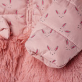 Jachetă pentru fetițe cu urechi roz Midimod 79731 4