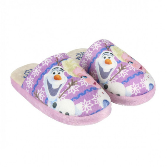 Papuci pentru fete cu imprimeu de personaje de desene animate  Frozen 79969 