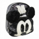 Rucsac pentru copii MICKEY cu paiete negre Minnie Mouse 80020 