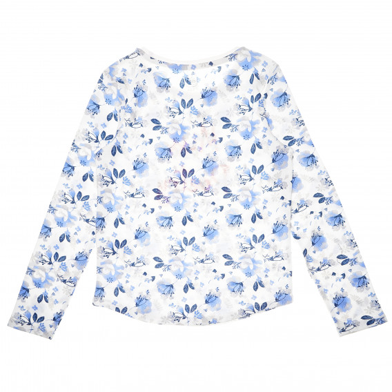 Bluză florală din bumbac multicolor, cu mâneci lungi pentru fată Cool club 80432 2