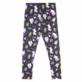 Pantaloni de bumbac cu minioni și unicorni pentru fete Cool club 80496 