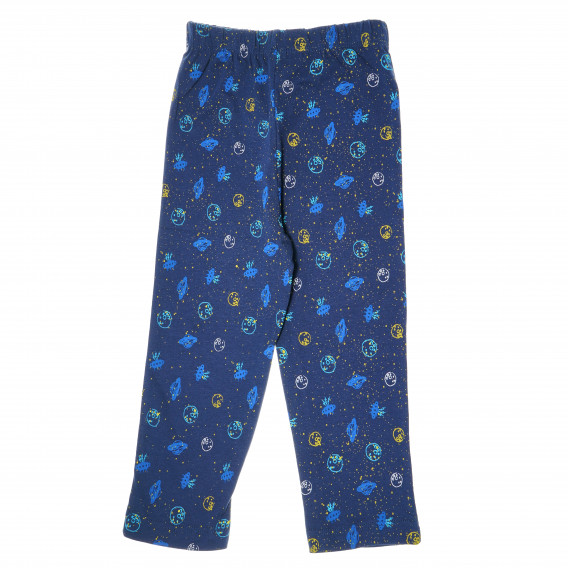 Pijama de bumbac din două piese cu imprimeu extraterestru pentru băieți Cool club 80546 5