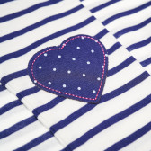 Bluză din bumbac cu dungi multicolore și mâneci lungi pentru fete Cool club 80603 5