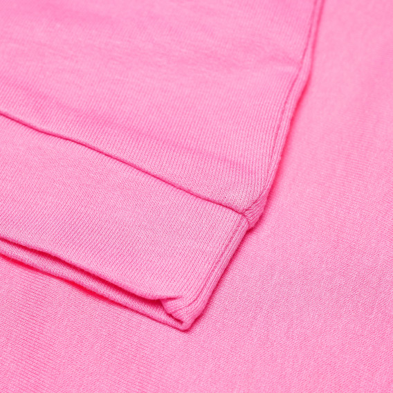 Bluză cu mânecă lungă, de culoare roz, cu imprimeu de câine, pentru fete Cool club 80676 6
